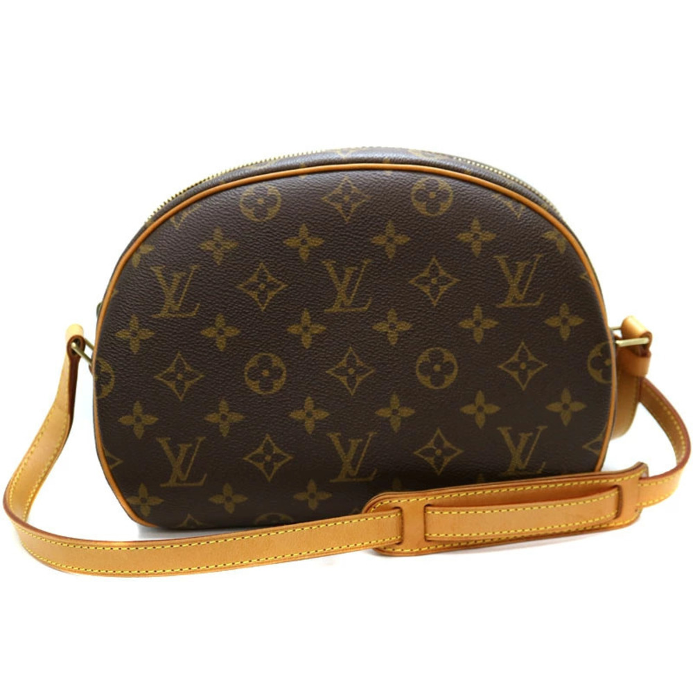 Louis Vuitton Blois Shoulder Monogram LV Brown Bag Canvas